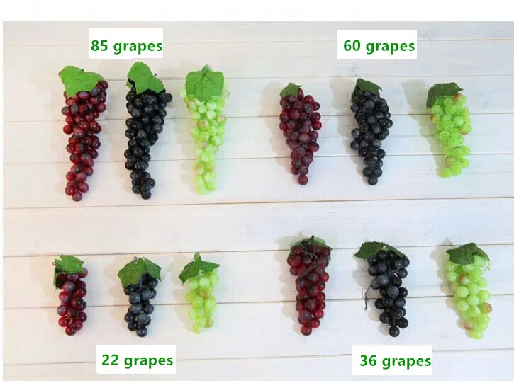 Имитация струн винограда искусственный пластиковый виноград декоративный фруктовый имитация фруктов домашний декор для свадебной вечеринки и сада