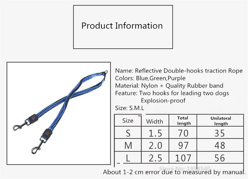 E86 Светоотражающие Собака двойной поводки приводит собака тягового каната для двух собак новое поступление