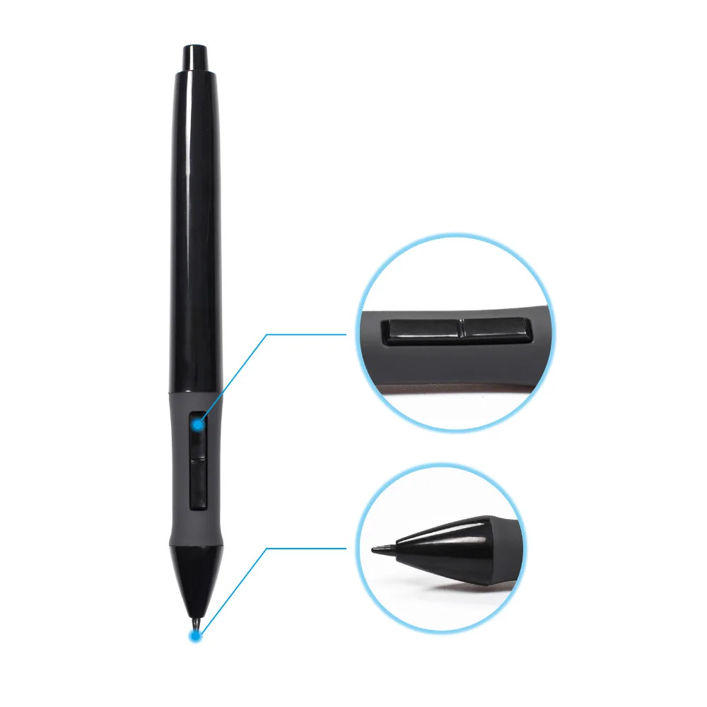 Kopen Professionele Huion Digitale Pen 2048 Levels Draadloze Touch Screen Stylus P68 Voor Huion 420 H420 Nieuwe 1060 Plus tekening Tablet
