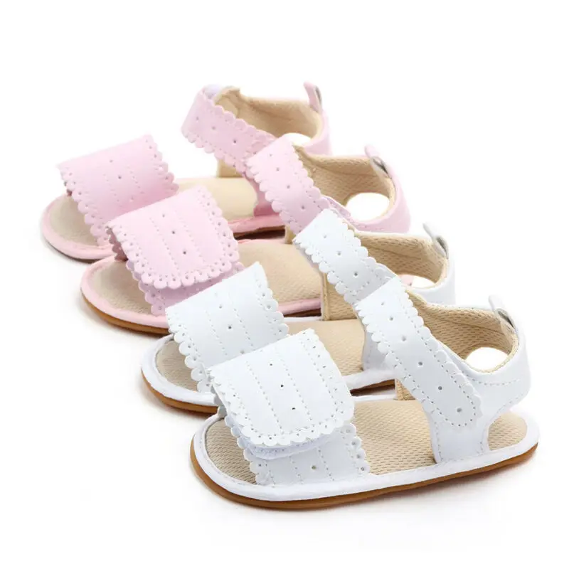 Фото New Arrival Infant Baby Girls Soft Sole Sandals Toddler Summer Shoes Princess Sandal 0-18M Dropshipping | Мать и ребенок