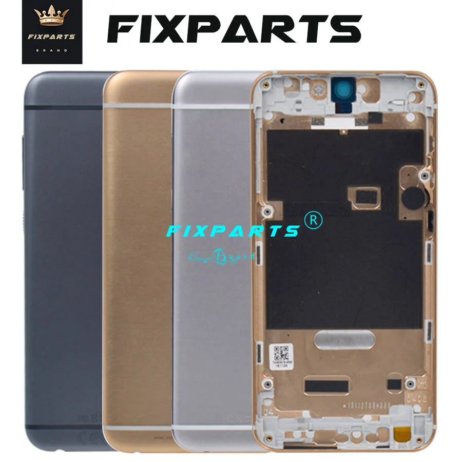 Original Rear Back Housing for HTC One A9 Back Cover Battery Door with Volume Power Button with Camera Lens A9 Replacement Parts (2)