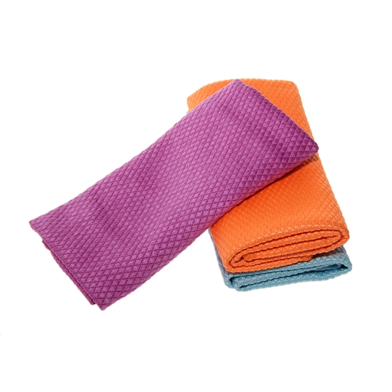 3 قطعة الحزمة المياه امتصاص الزجاج المطبخ تنظيف الملابس مناديل الجدول نافذة 30 40 سنتيمتر Cloth Coupons Wipe Ragcloth Glove Aliexpress