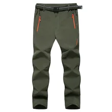 2018 men’s outdoor travel autumn and winter thickening quick dry pants leisure training mountaineering pants XL-8XL