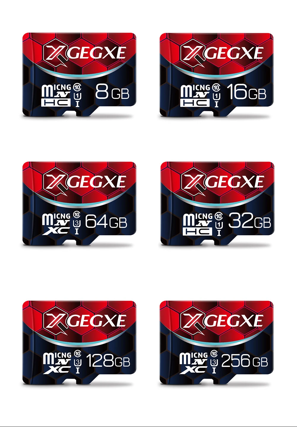 XGEGXE карта памяти 256GB U3 UHS-3 32GB Micro sd карта 128G 64G 8G класс 10 UHS-1 флэш-карта памяти Microsd TF/sd карта s для планшета