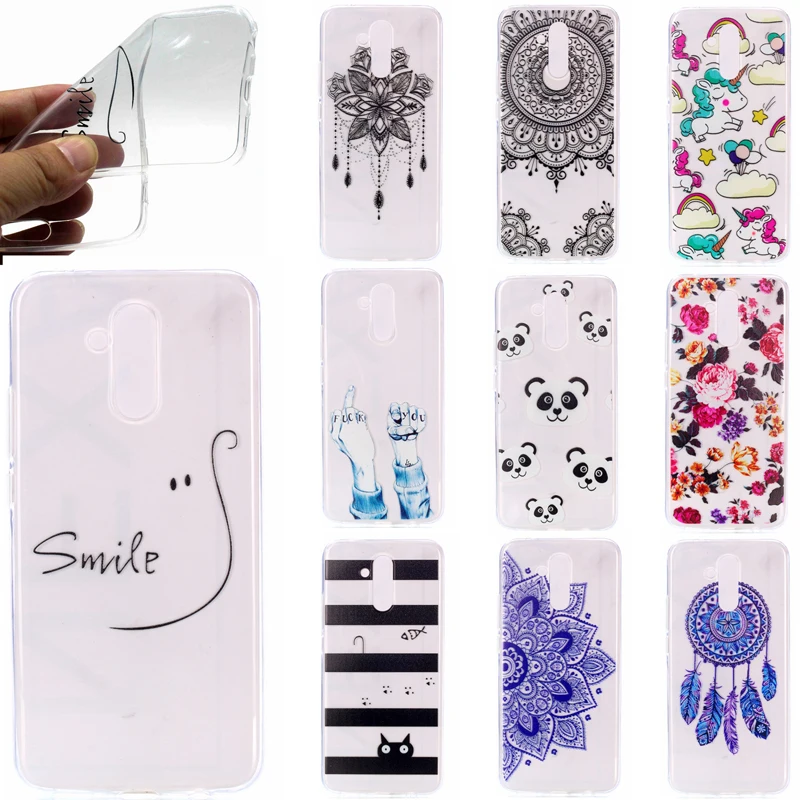 Luxury Dream Cats Soft TPU Silicone Clear Mobile Phone Case Cover Shell Coque Fundas Capa for Huawei Mate 20 Lite Maimang 7 |