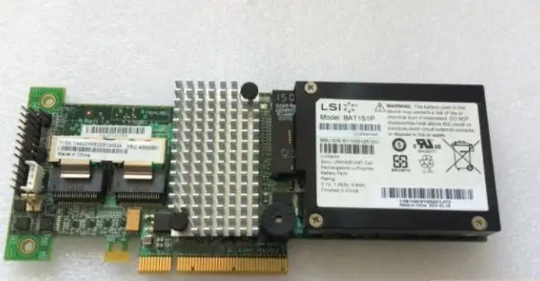 Контроллер Server Aid M5015 SAS/SATA 46M0829 (с аккумулятором 81Y4451) 8 портов SFF8087 6 фотокарт RAID5