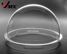 JMX 4.2 INCH Acrylic Indoor / Outdoor CCTV Replacement Screw Thread Clear Camera Dome Housing Security Dome Camera Housing