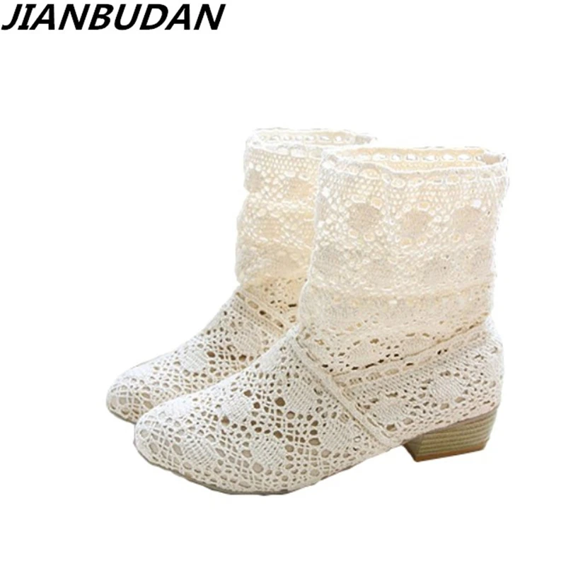 

Female summer breathable bootie in 2015 with the new shoes, lace openwork crochet boots, size 35-39, hollow fashion women boots