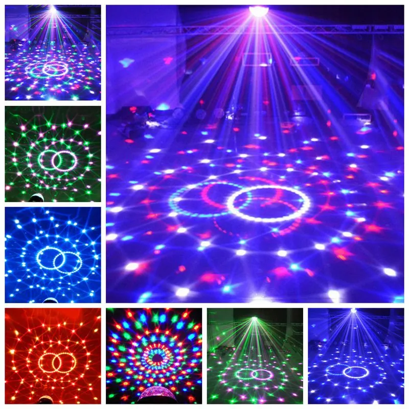 New RGB LED Crystal Magic Ball Stage Effect Lighting Lamp Bulb 16