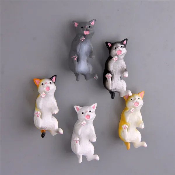 Cute Japan Cats Dogs Funny pets Fridge Magnets Pvc toys figures - 4