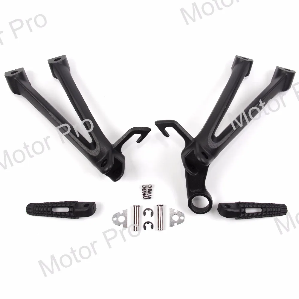 Задние подножки для Suzuki GSXR 600 750 2008 2009 Пассажирские педали кронштейны мотоциклов