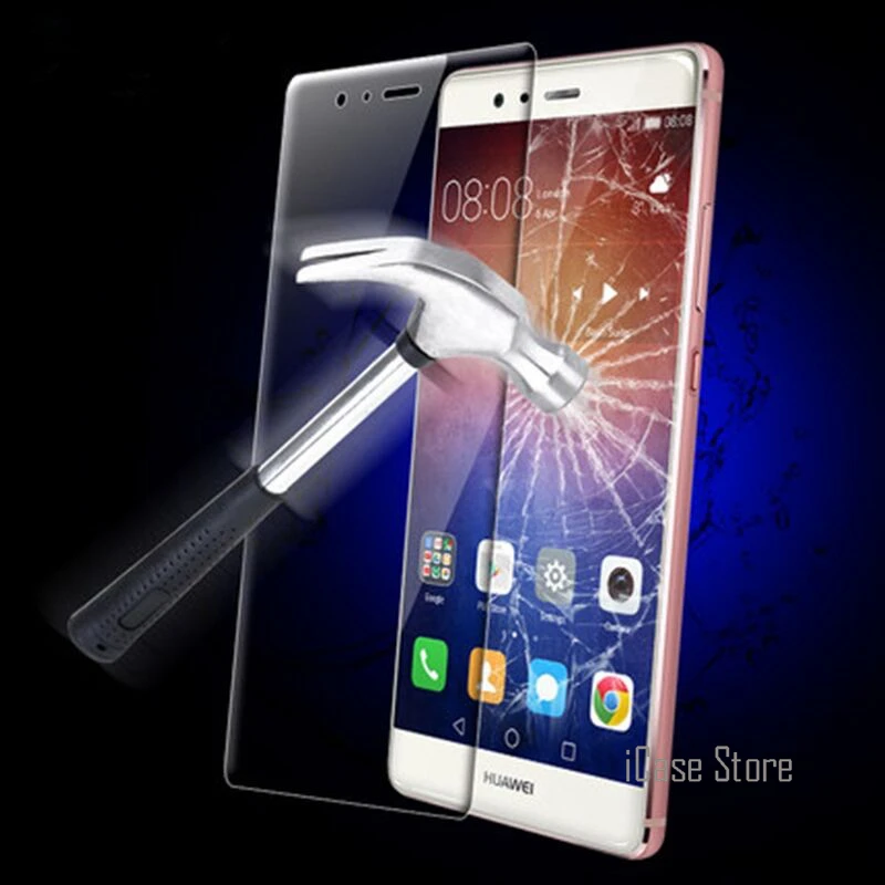 Tempered Glass Screen Protector For Huawei Ascend Y3II Y3 2 II Y5II Y5 Y6 Pro P9/P8 Lite GR3 GT3 GR5 Honor 4C 5C 5X 7 Film | Мобильные