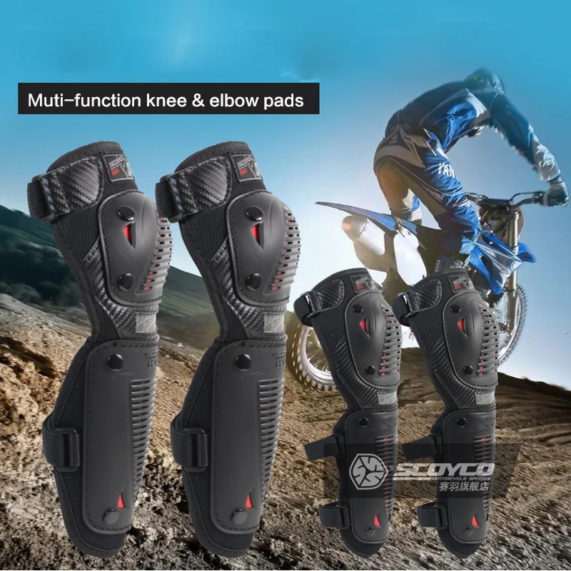 Scoyco Motorcycle Knee Pads Elbow Pads Moto Protective Gear Riding