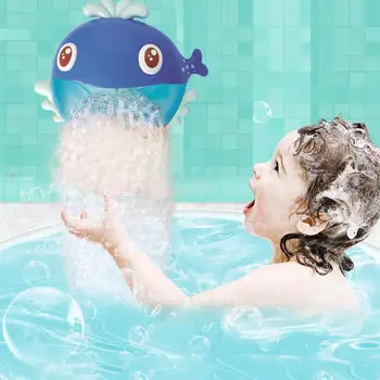 

Baby Bath Toys Funny Bubble Whale Music Automatic Bubble Maker Machine Bubble Maker Toys Bathtub Soap Machine Toys for Children
