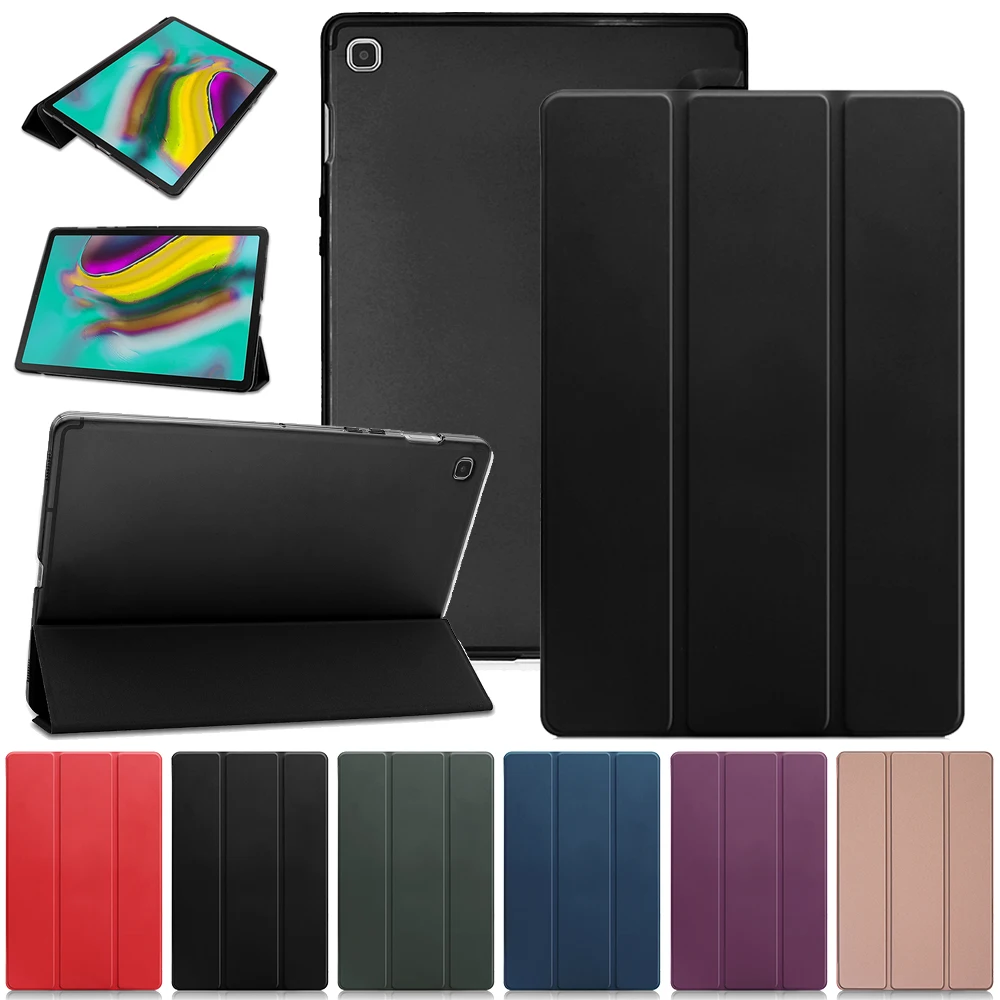 Tri-Fold чехол-подставка для Samsung Galaxy Tab s5e 10,5 2019 SM-T720 SM-T725 ультра тонкий умный чехол PU кожаный чехол