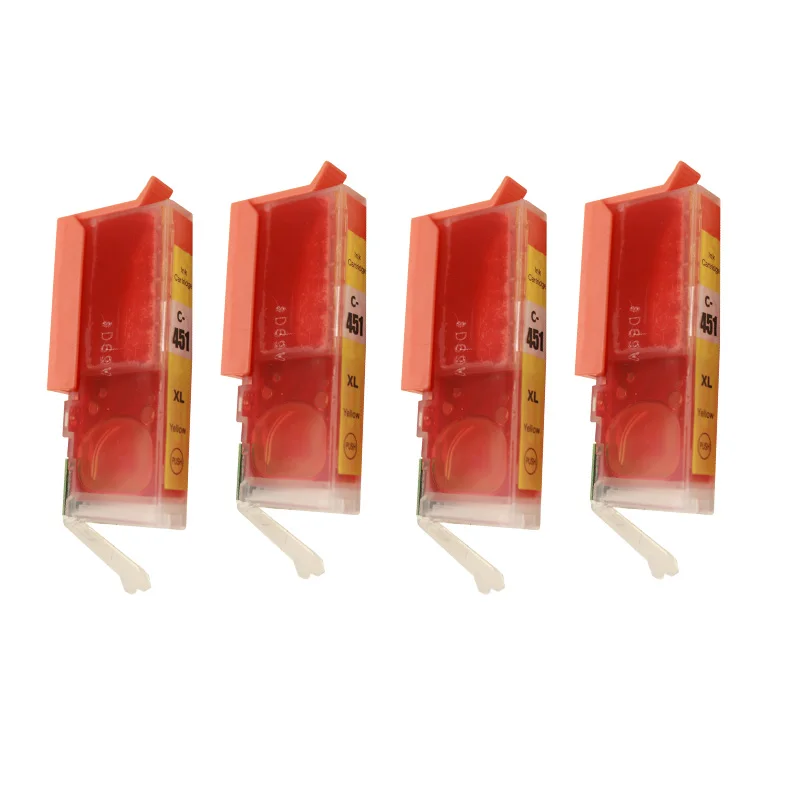 4PK желтый CLI-451 CLI 451 чернильные картриджи для canon PIXMA IP7240 MG5440 MG5540 MG6440 MG6640 MG5640 MX924 MX724