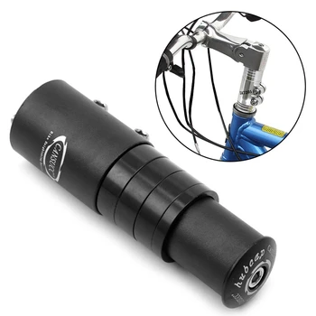 

QILEJVS Aluminium Alloy Control Tube Extender Adapter for Mountain Bike MTB Handlebar Fork Stem Increased bike accessories