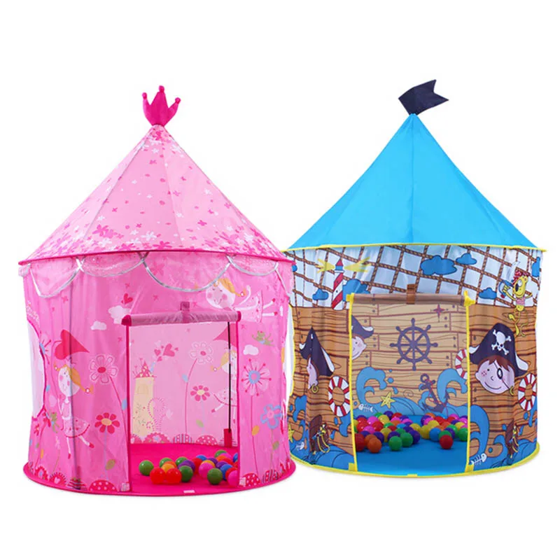 

Kids Portable Teepee Play Tents Princess Castle Tent  Children Toy House Indoor Outdoors Baby Folding  Playpens Marquee Gift