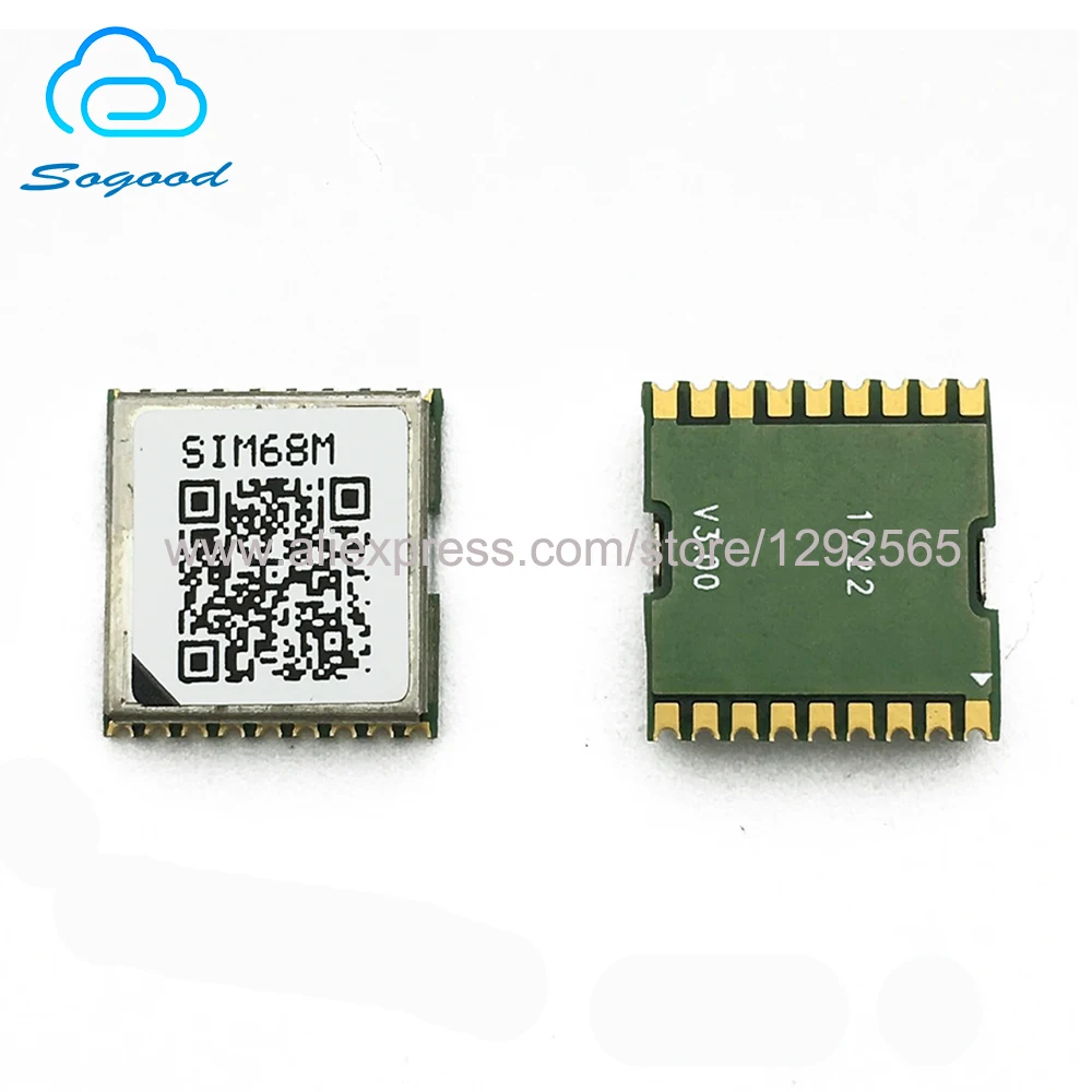 GPS/GLONASS/Galileo/QZSS модуль SIM68M самый маленький размер SIMCOM MTK3333 100% новый и оригинальный