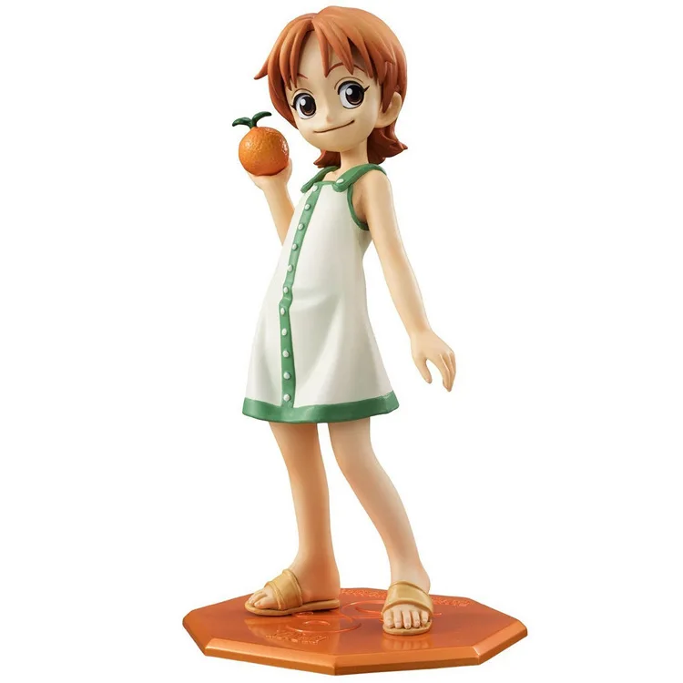 

2017 Anime Figure One Piece 12CM Nami Childhood ver. PVC Action Figure Collectible Model Toy