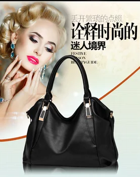 

New European and American style oblique span single shoulder hand-held bag
