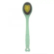 Soft Long Handle Bath Ball Comprehensive Cleaning Brush Shower Brushes Bathing Back Brush 3D Soft Cleaning Towel