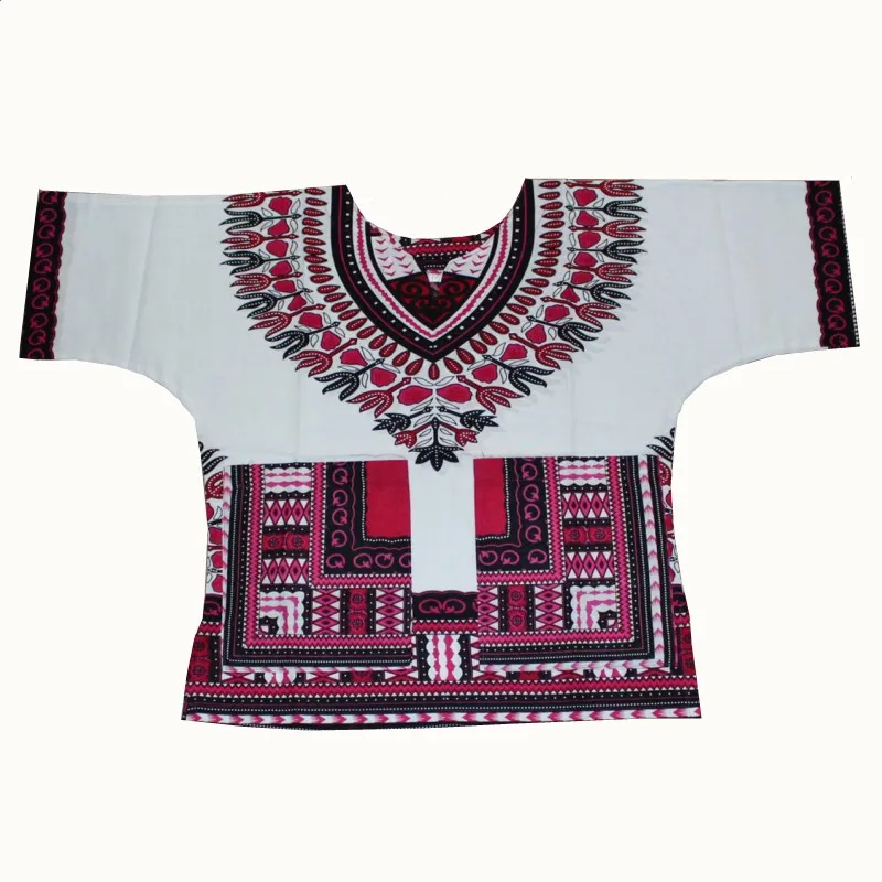 African Style T Shirt Children Costume Kids Child New Fashion Design Traditional African Clothing Print Dashiki T-shirt For Boys and Girls