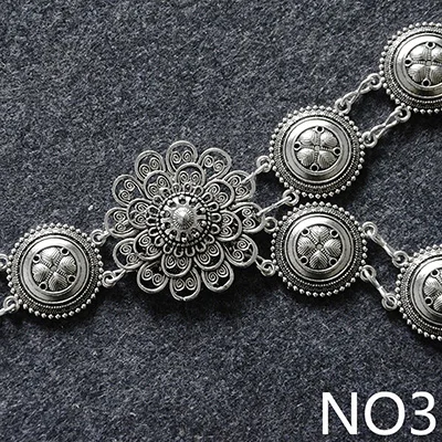 NO3 Deepeel 1 шт., модный металлический женский ремень, цепочка, роскошный винтажный узор, декоративный пояс для брюк, пояс-цепочка, сделай сам, ручная работа, ювелирные изделия для джинсов - Цвет: NO3