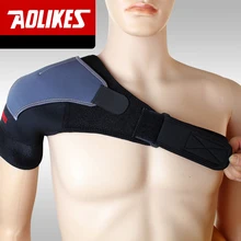 Регулируемая Дышащий Поддержка Плеча Одного Плеча Протектор Брейс Ремень Профилактика Спортивных Травм Задней Опоры