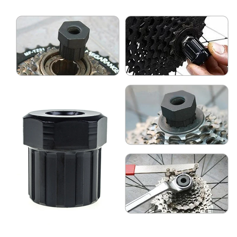 Bike Bicycle Cassette Flywheel Freewheel Lockring Remover Removal