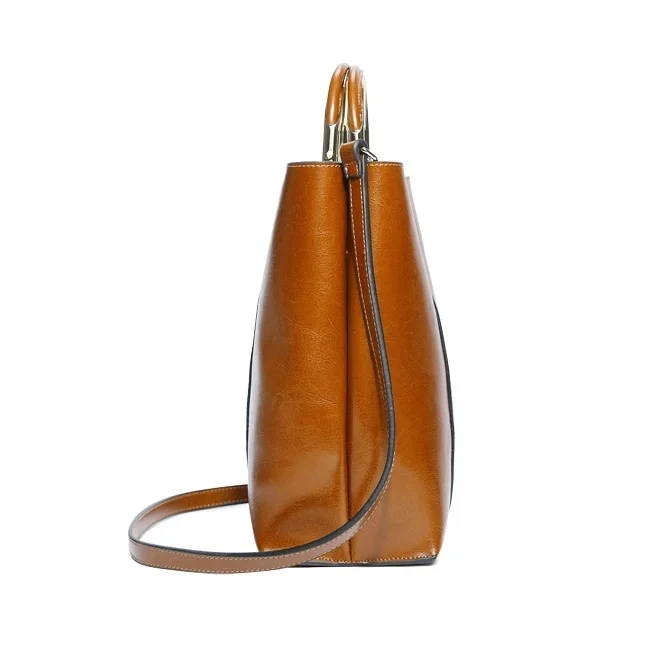 NIGEDU, брендовая сумка из натуральной кожи, женская сумка, мягкая, масло, воск, кожа, женская сумка на плечо, большая емкость, Повседневная сумка, bolsa
