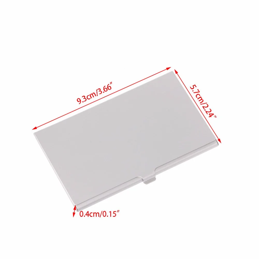 Monolayer Aluminum Alloy 1 SD+8 TF Micro SD Card Holder Protector Storage Box Case