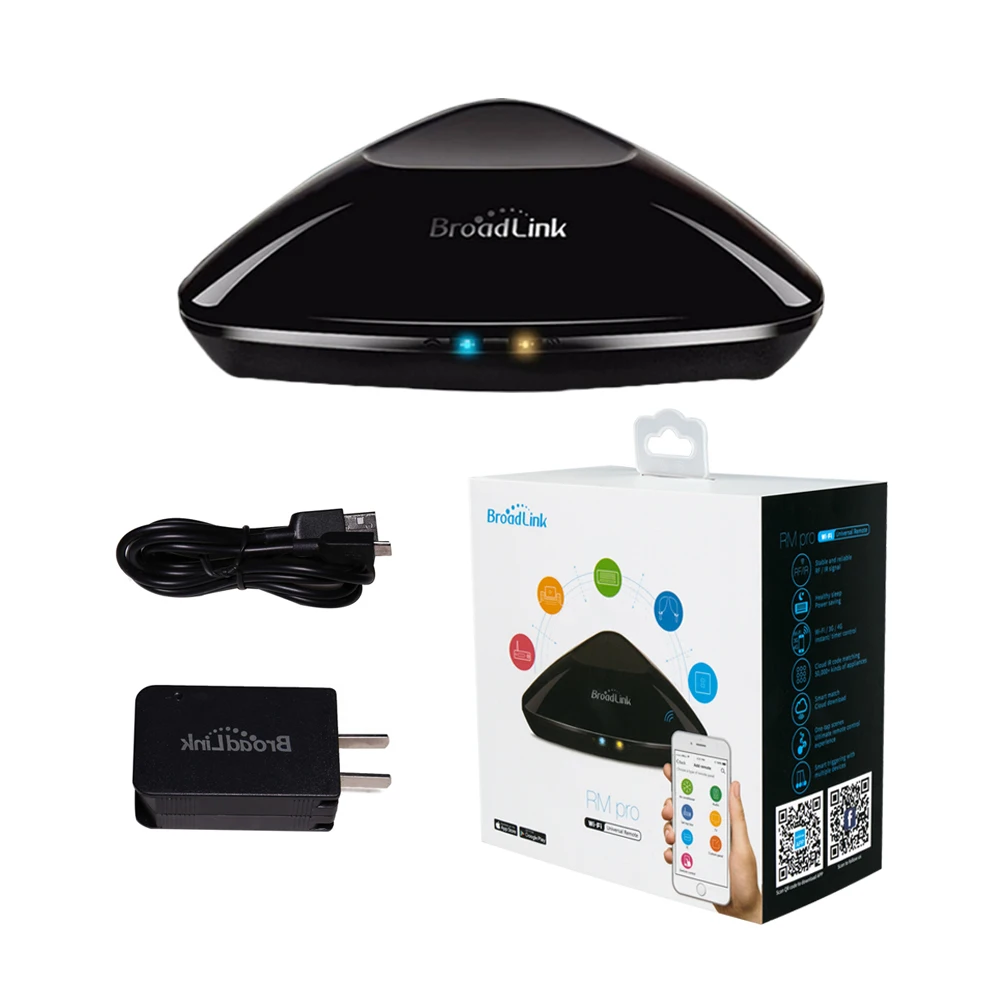 Broadlink RM PRO RM03 Universal Intelligent Remote Controller Smart Home Automation WiFi+IR+RF Switch For IOS Android Phone Broadlink RM PRO RM03 Universal Intelligent Remote Controller Smart Home Automation WiFi+IR+RF Switch For IOS Android Phone