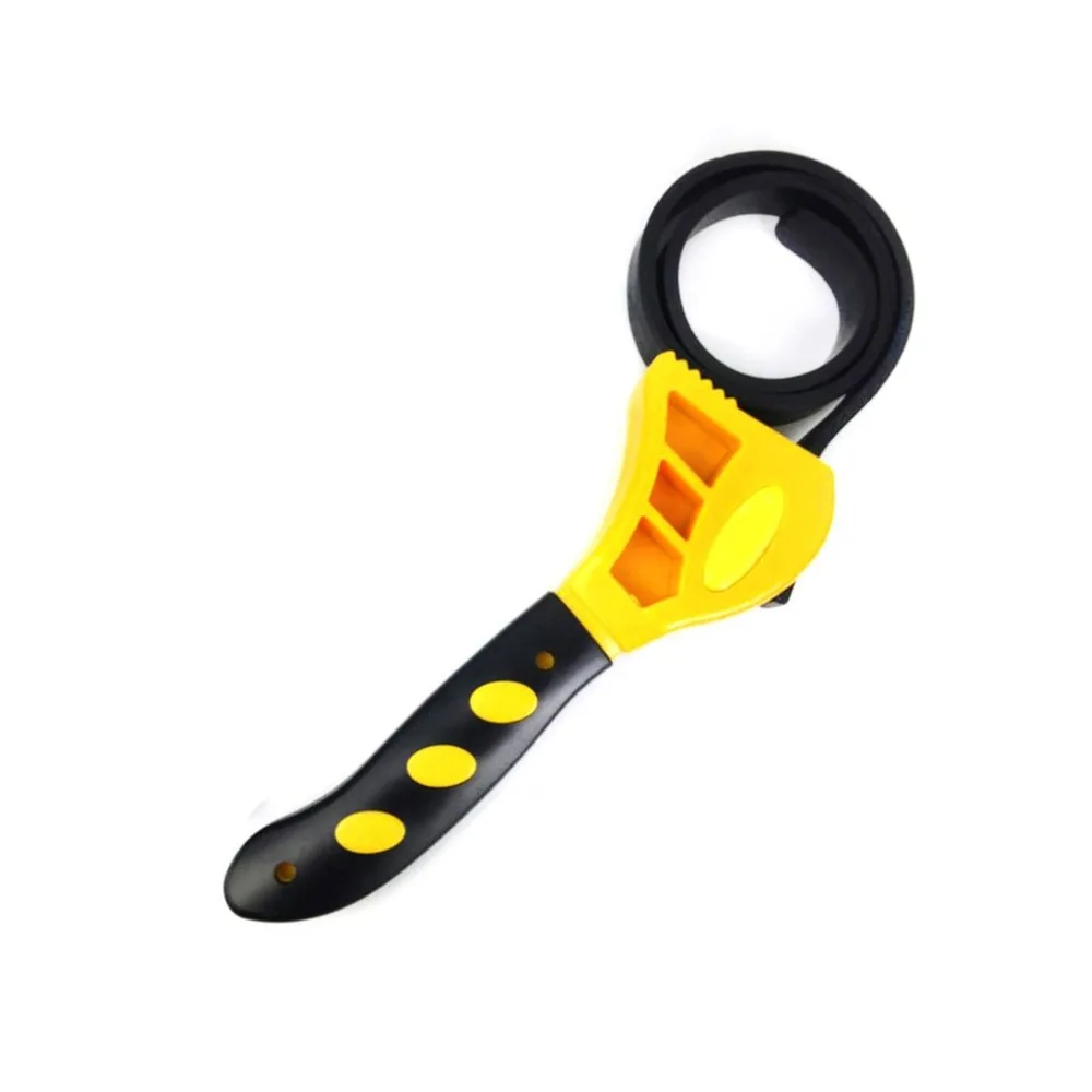 Rubber Belt Wrench Adjustable Wrench Belt Strap Tool Universal Spanner