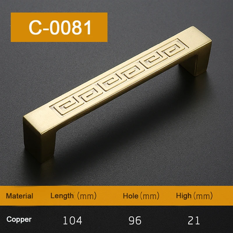 Brass Furniture knob Gold Knobs and Pulls for Furniture Door