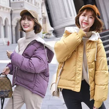 Winter Jacket Women Fashion Thicken Female Padded Coats Casual down Cotton Outwear Wadded Jackets Parkas Lady цена Winter Jacket Women Fashion Thicken Female Padded Coats Casual down Cotton Outwear Wadded Jackets Parkas Lady цены онлайн