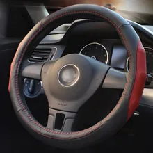 

38cm Car Steering Wheel Cover Leathe Car-Styling Auto Universal On the Steering wheel accessories