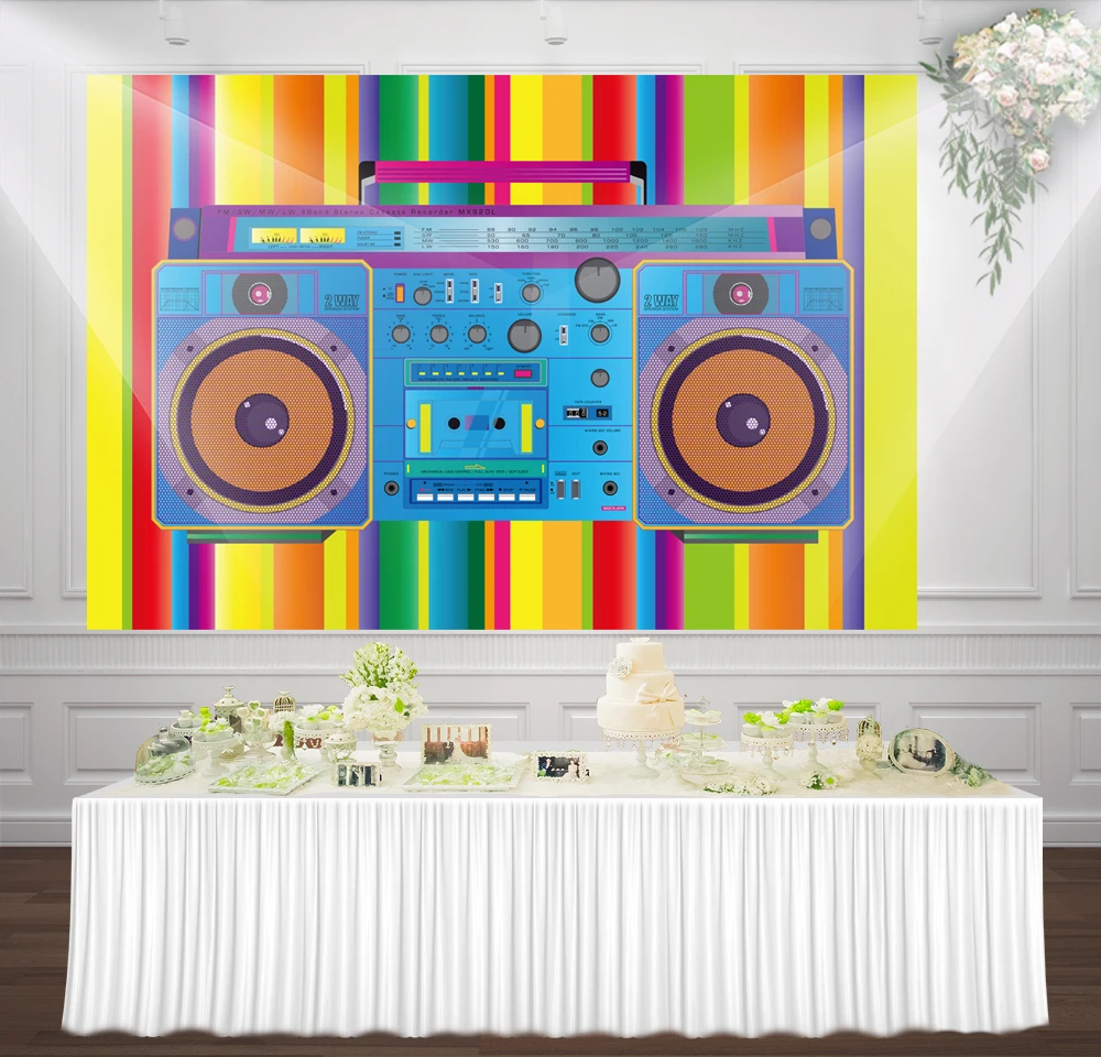 HUAYI radio colorful wall photography backdrop background xt-7453 | Электроника