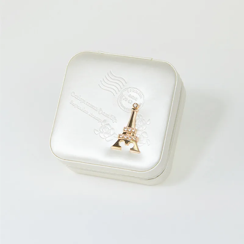 Jewelry Packaging Box Casket Box For Exquisite Makeup Case Cosmetics Beauty Organizer Container Boxes Graduation Birthday Gift