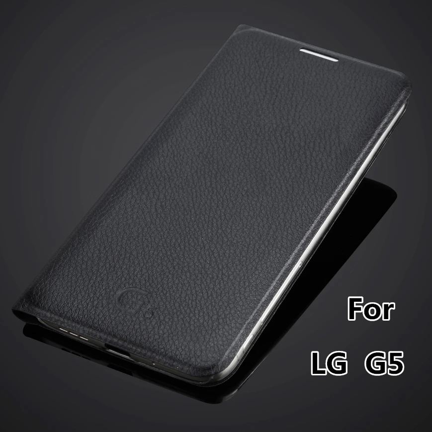 

for LG G5 H850 VS987 H820 LS992 H830 US992 H860N / G5 SE H840 H845 thin flip leather case Capa Para Card Phone Bag