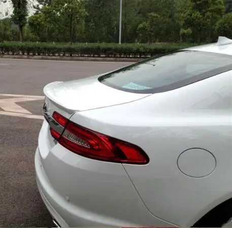 

JINGHANG ABS Primer Rear spoiler car trunk lip auto boot wing spoilers For Jaguar XF 2012 2013 2014 2015
