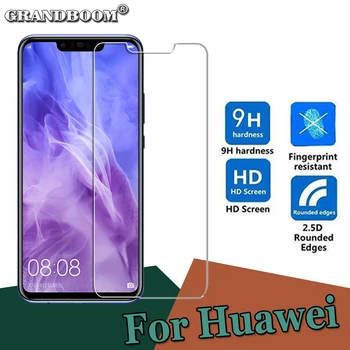 

100pcs 2.5D Tempered Glass Guard For Huawei Y9 Y7 Pro Prime P Smart Plus 2019 Enjoy 9 9E 9S Screen Protector Guard Shield Film