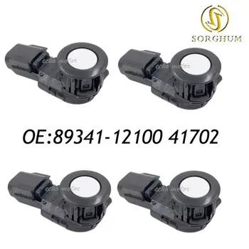 

New SET(4) 89341-12100 41702 05R21 Parking Sensor Distance Control Sensor Car Detector for TOYOTA white color