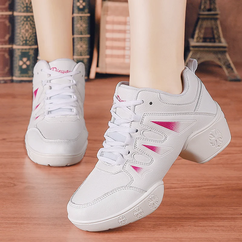 

Dancing Shoe Girl Dance Sneakers Unisex Fitness PU Leather Jazz Shoes Hip Hop Women Practice Dance Shoes