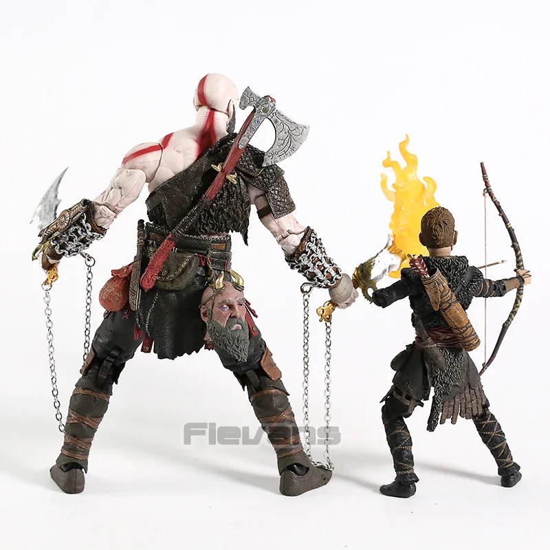 NECA God of War Kratos& Atreus конечная Фигурка Набор Коллекционная ПВХ модель игрушки