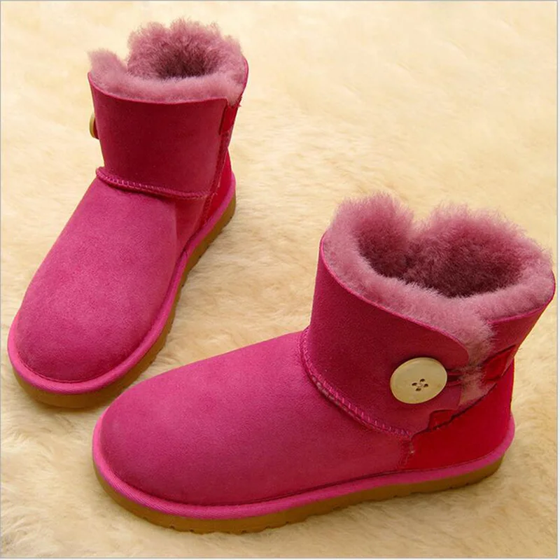 

2017 Children's Shoes Fur Sonw Boots Winter warm Snow Boots for Boy and Girls Children Baby Shoes Toddler Buckle Strap Shoes