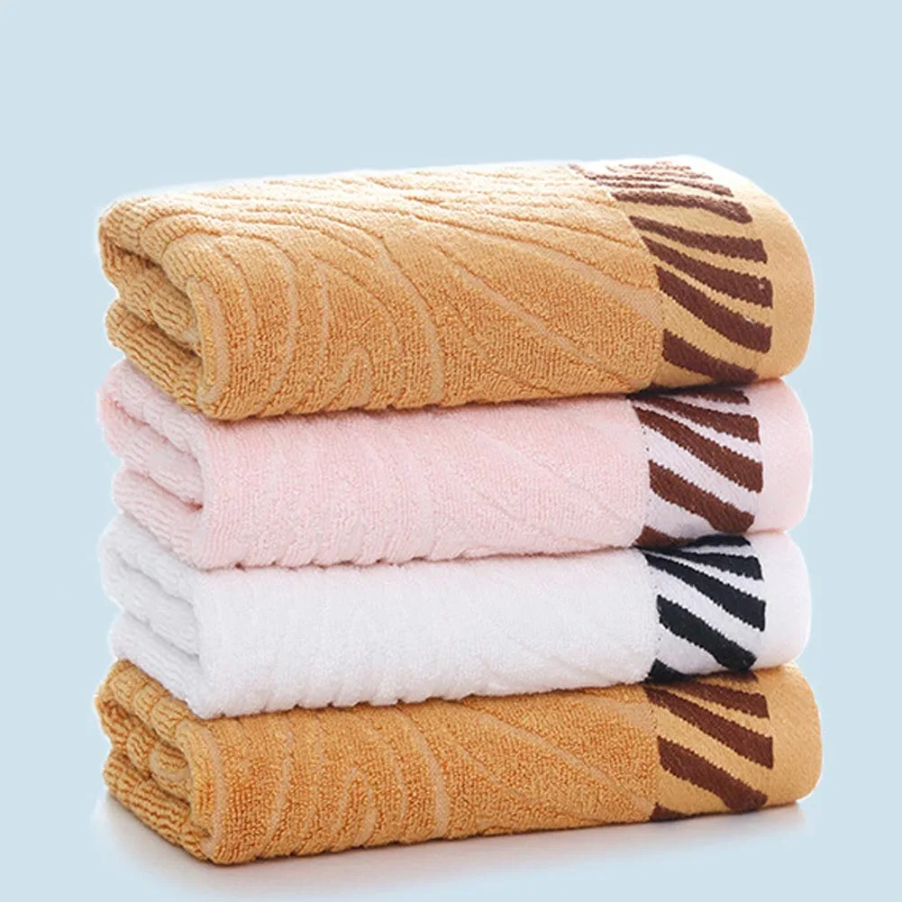 34*75cm Bamboo Fiber Jacquard Face Towels Towels Soft Hotel Collection