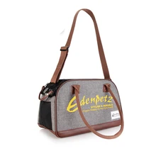 Дизайнерская переноска для маленьких собак, роскошная сумка-переноска из искусственной кожи, уличная Складная Сумка-переноска для собак, чихуахуа, сумка на плечо