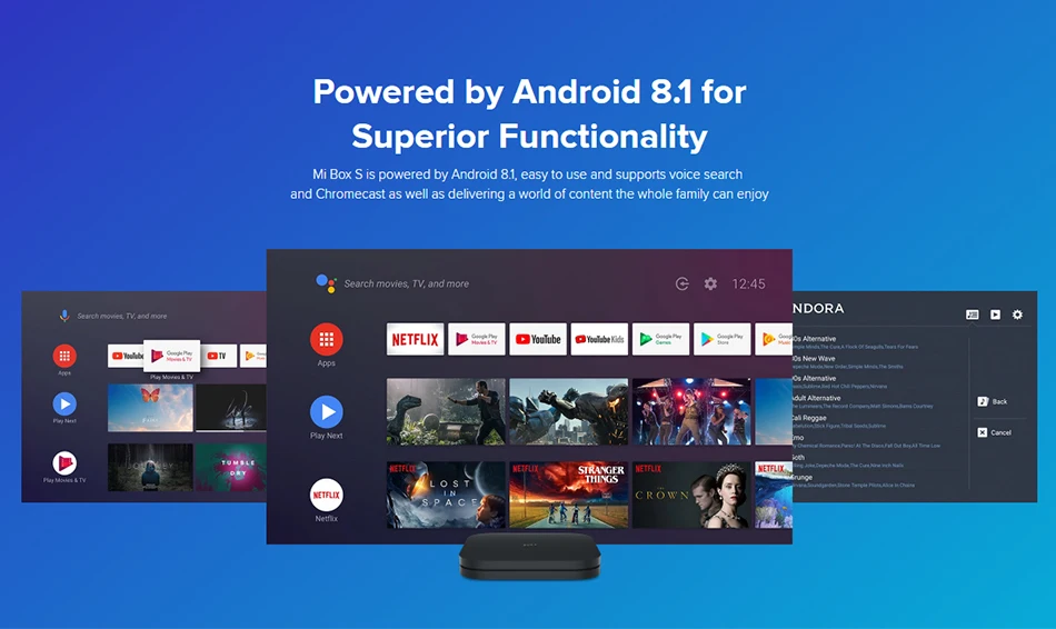 Глобальная версия Xiaomi mi Box S с 4K HDR Android tv Box Strea mi ng медиаплеер и Google Assistant пульт дистанционного управления Smart tv Box