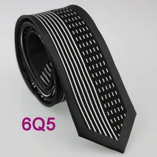 Yibei Coachella Галстуки ручной работы Тощий Серебряный воображаемой линии и вертикальные полосы Средства ухода за кожей шеи галстуки узкий черный границы Cravatta тонкий Средства ухода за кожей Шеи Галстук